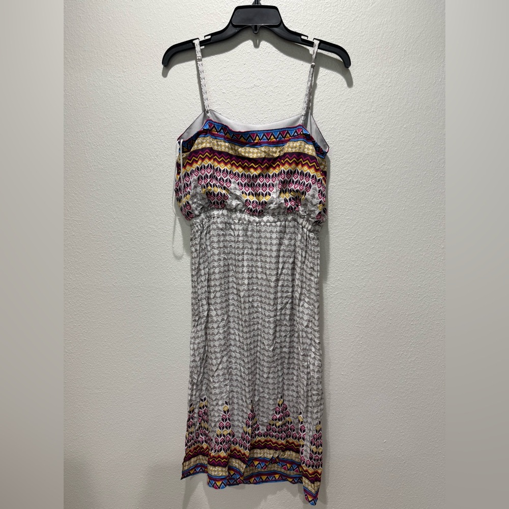 Multicolor Patterned Women's Dress